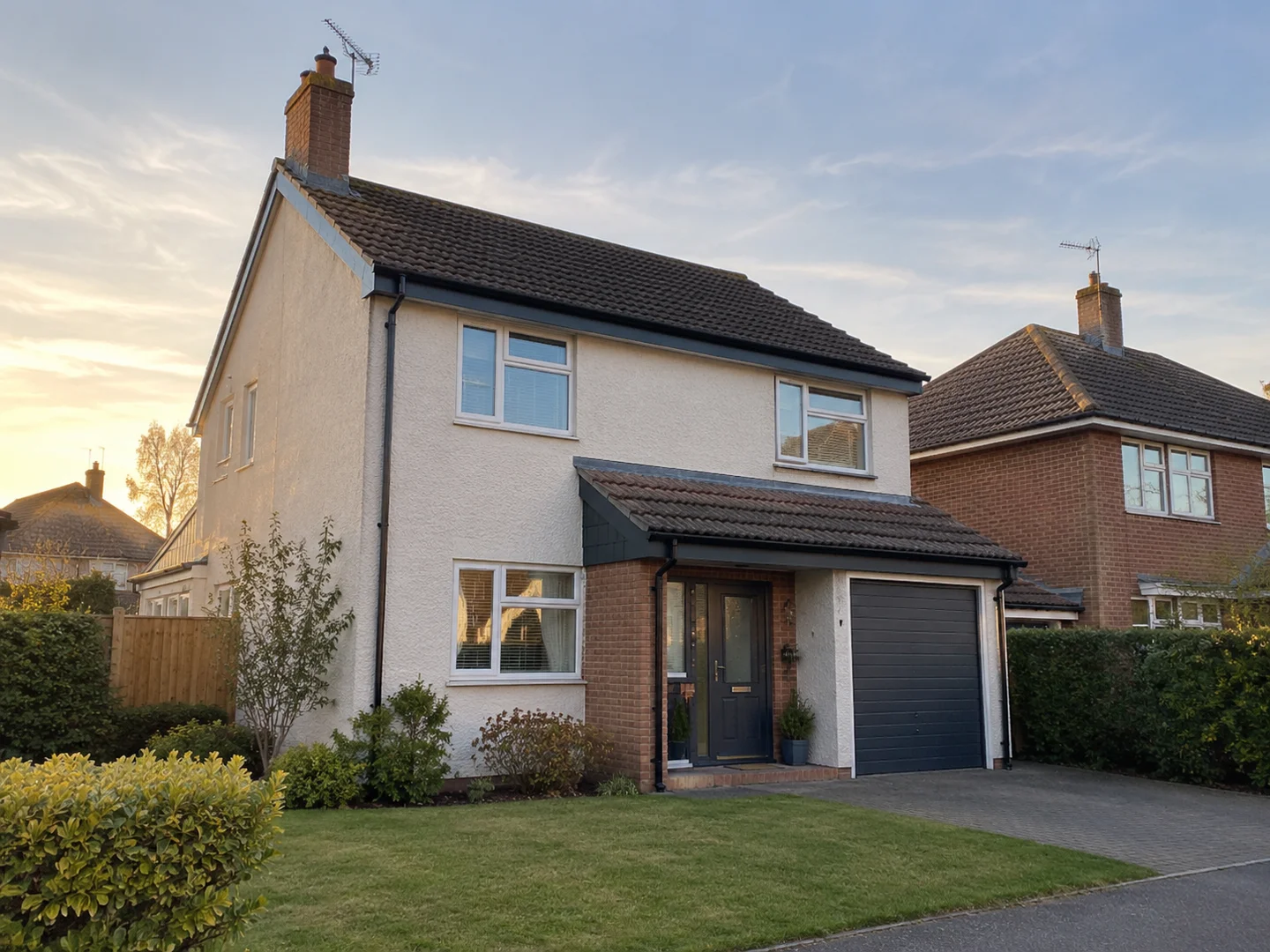 Illustrative example of fascias soffits guttering